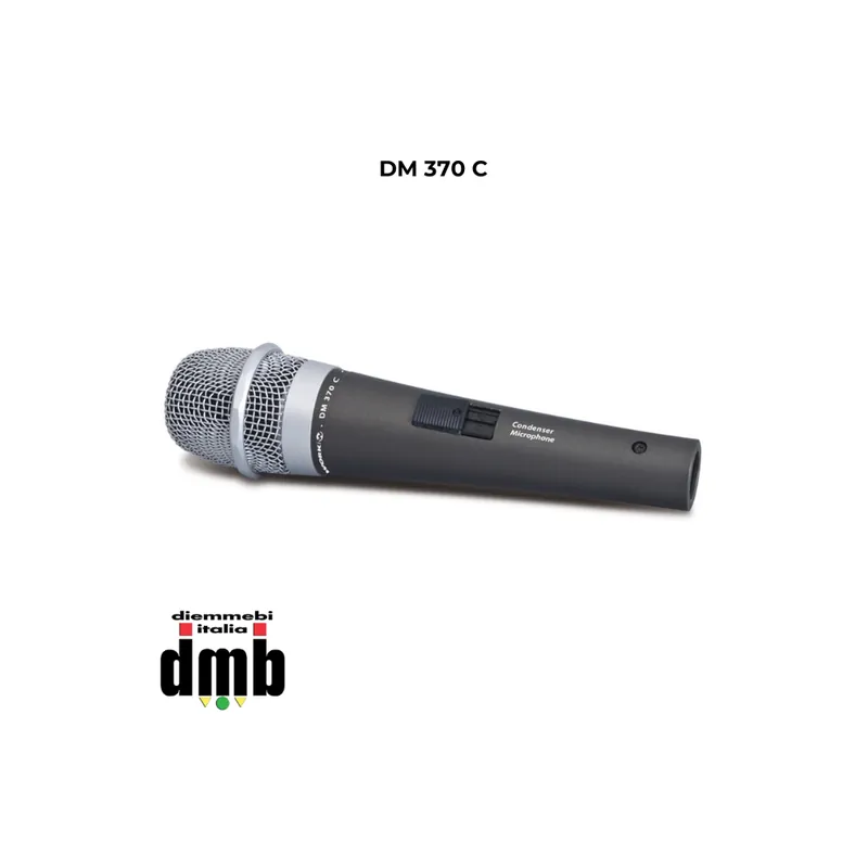 Offerta Limitata MARK - DM 370 C - Microfono a elettrete con alimentazione phantom 48V