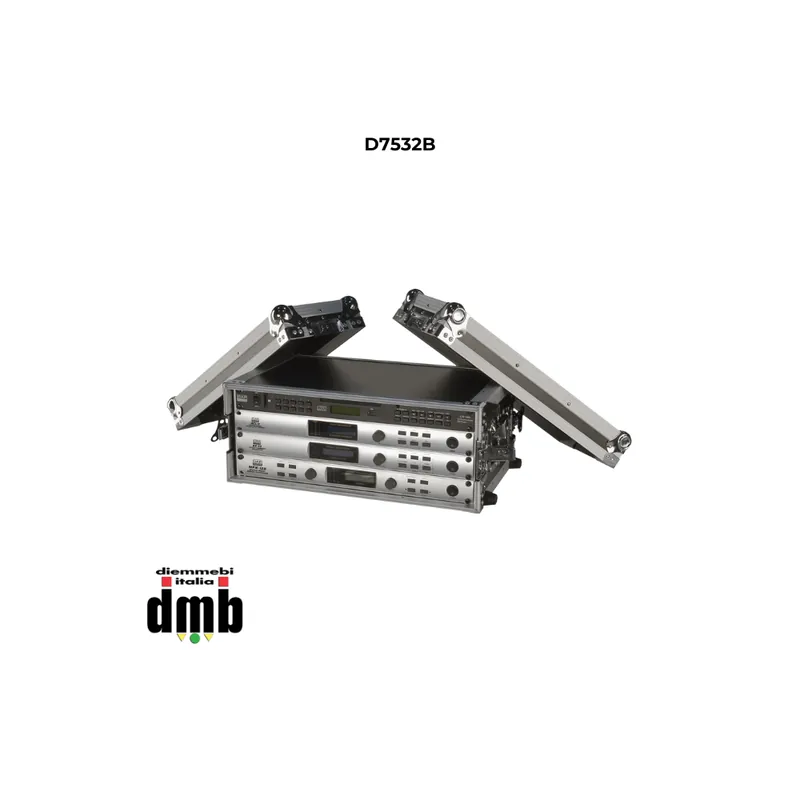 Ultimissimo Modello SHOWGEAR - D7532B - Baule effetti compatto da 4 unità rack
