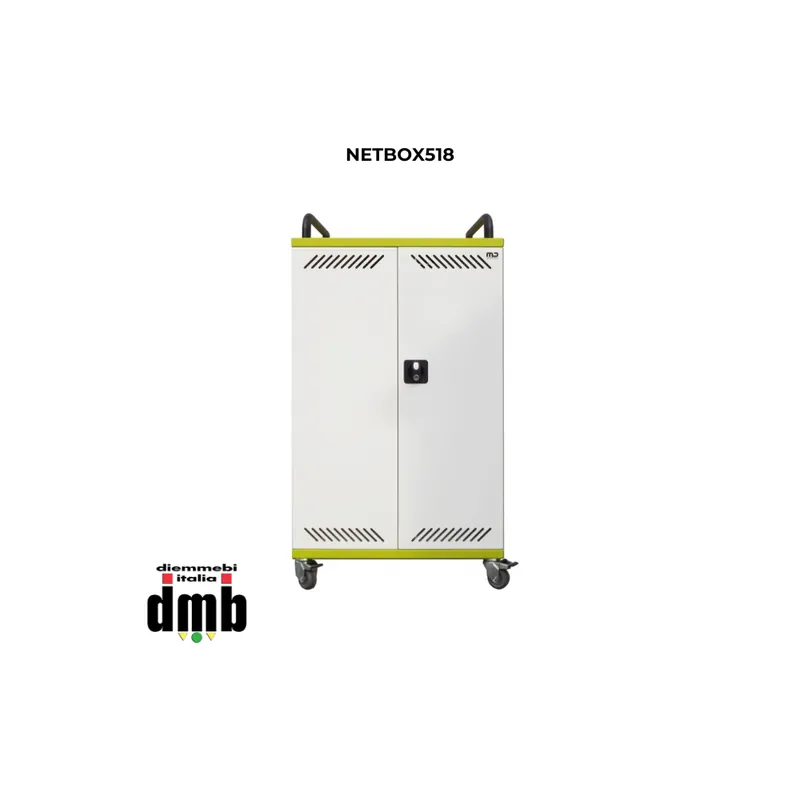MD ITALY - NETBOX518 - Armadio per ricarica e alloggiamento notebook, 18 postazioni Quantità Limitata