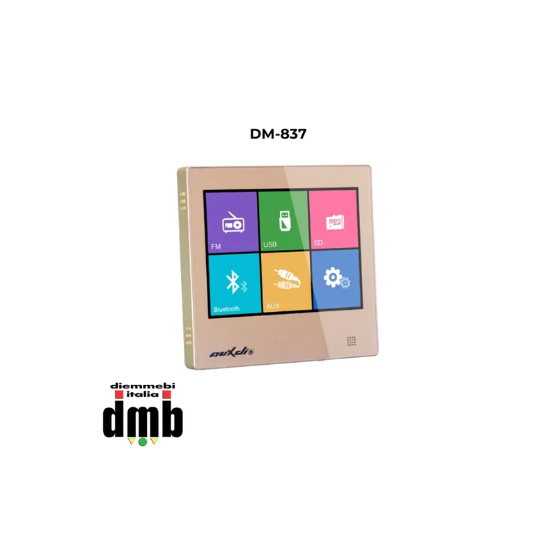 Prezzo Scontato AUXDIO - DM-837 - Intelligent Music Amplifier con Touch Screen da 3,5"