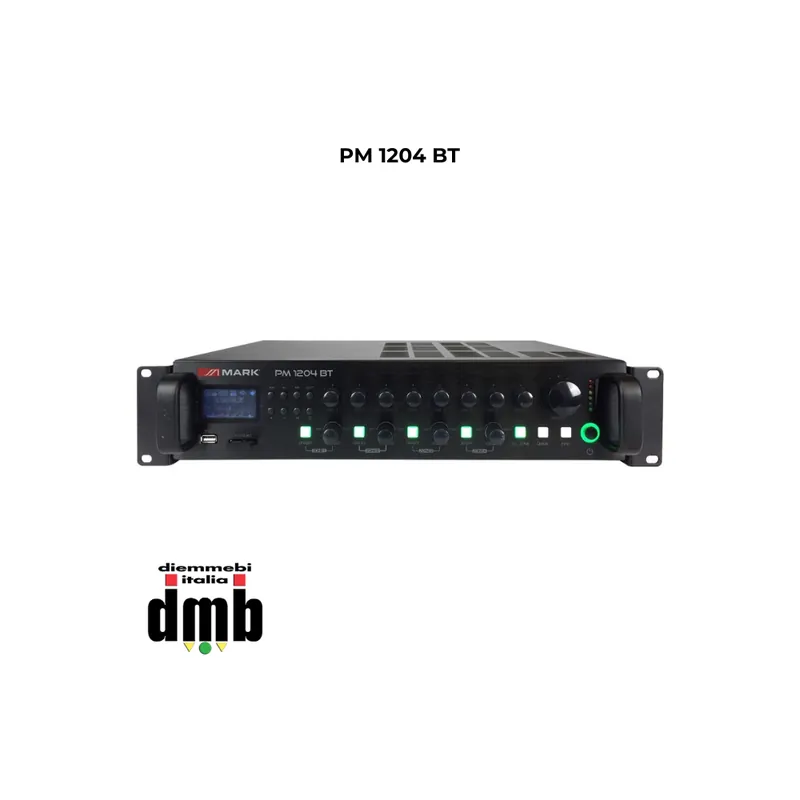 MARK - PM 1204 BT - Amplificatore da installazione da 120W Prezzo Scontato