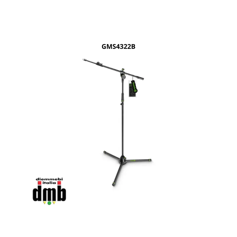 Promo Stagionale GRAVITY - GMS4322B - Asta microfonica con treppiede con base ripiegabile e portamicrofono estraibile a 2 punti