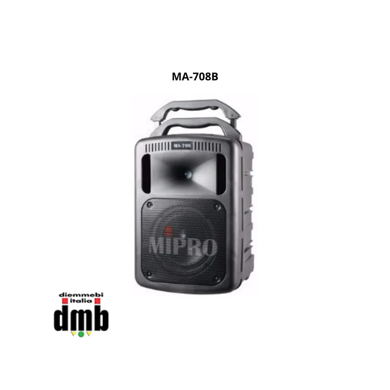 Prezzo Ridotto MIPRO - MA-708B - Amplificazione portatile da 190W a batteria e corrente + Bluetooth